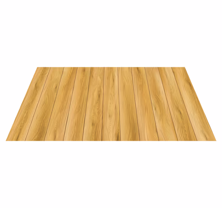 Vinyl Teppich Eingang naturholzbretter - TenStickers