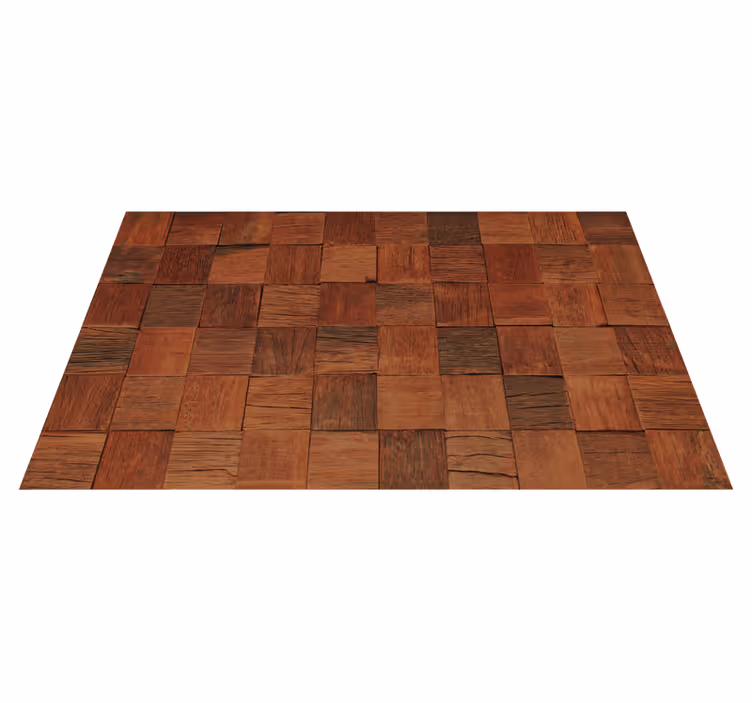 Vinylteppich Holzoptik warme braune textur - TenStickers