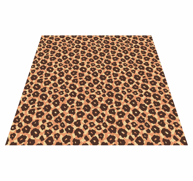 Vinylteppich Tiere Samtige klassische leopardenimitation - TenStickers