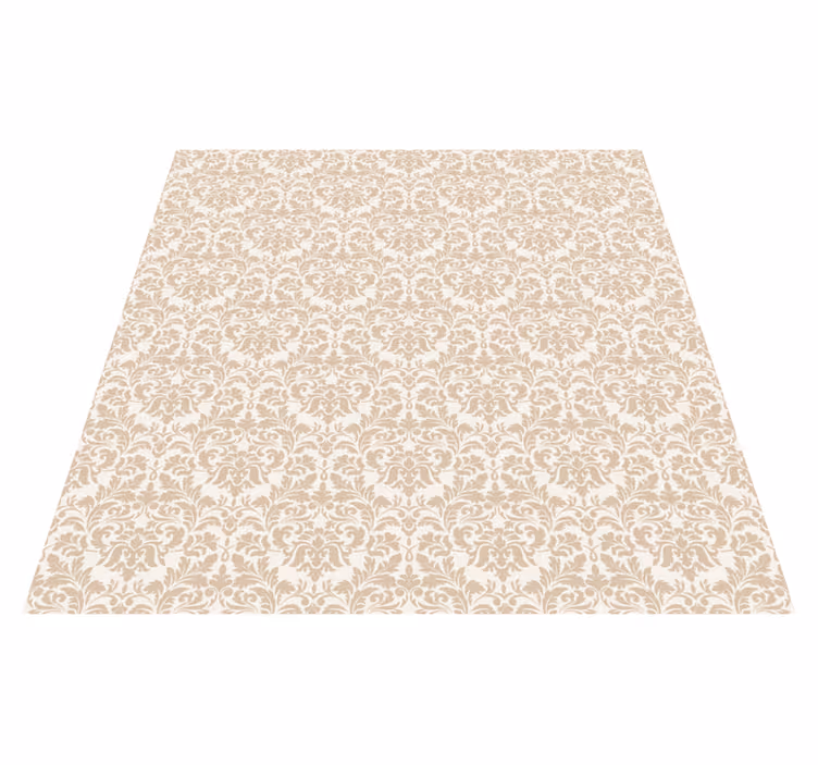 Vinyl Teppich Eingang zartes blumenmotiv - TenStickers