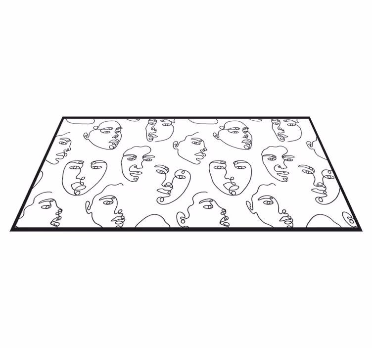 Vinylteppich Mosaik strichzeichnungen - TenStickers