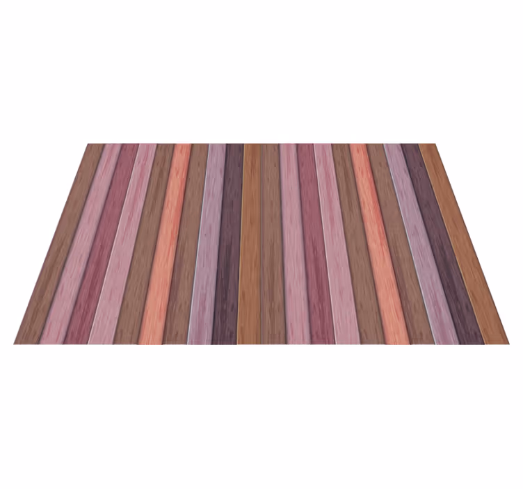 Vinylteppich Holzoptik vertikale violette streifen - TenStickers