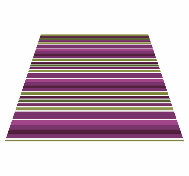 Vinylteppich Streifen lila horizontal - TenStickers