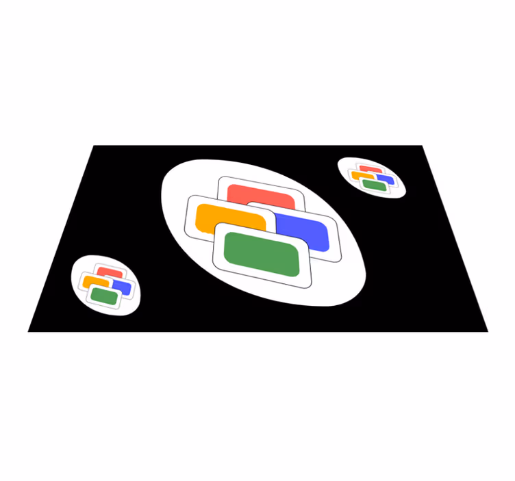 Vinylteppich Schlafzimmer Farbwechsel der uno-karte - TenStickers