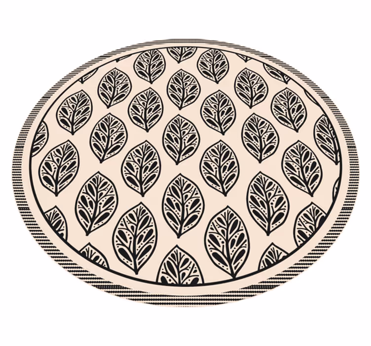 Vinyl Teppich Natur blattmuster - TenStickers