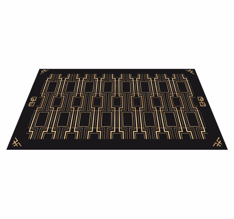 Vinyl Teppich modern elegante geometrische muster - TenStickers