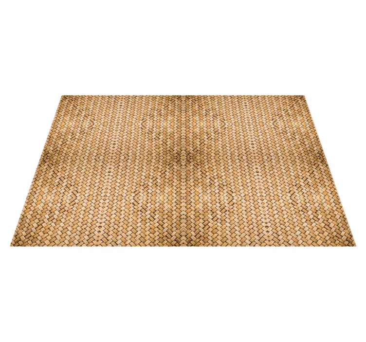 Vinylteppich Holz Bambus gewebter effekt - TenStickers