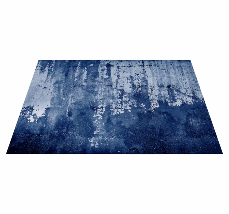 Vinyl Teppich Imitation Struktur dramatisches blau - TenStickers