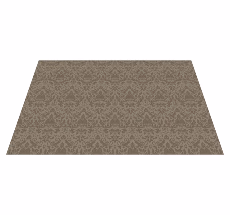 Vinyl Teppich Vintage elegantes Barockmuster - TenStickers