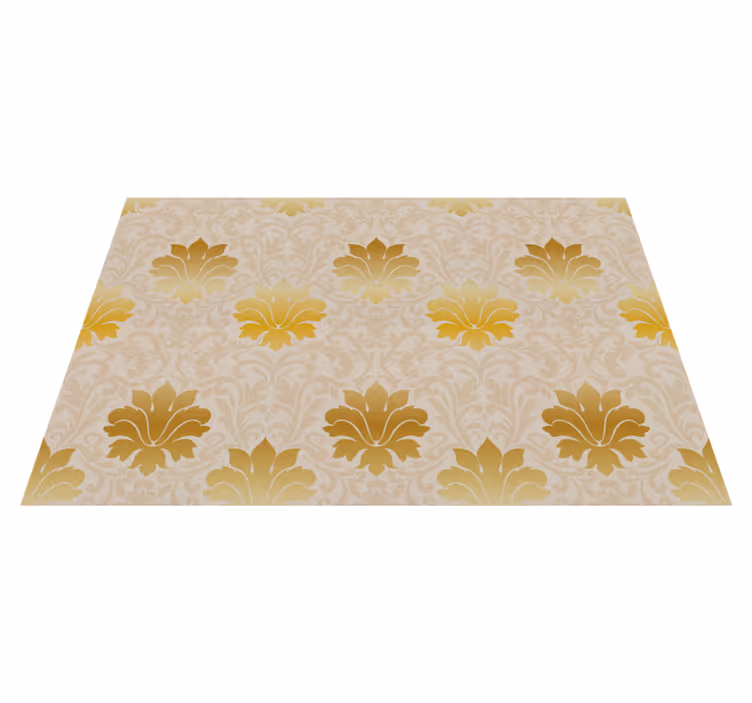 Vinyl Teppich Vintage barock muster eleganz - TenStickers