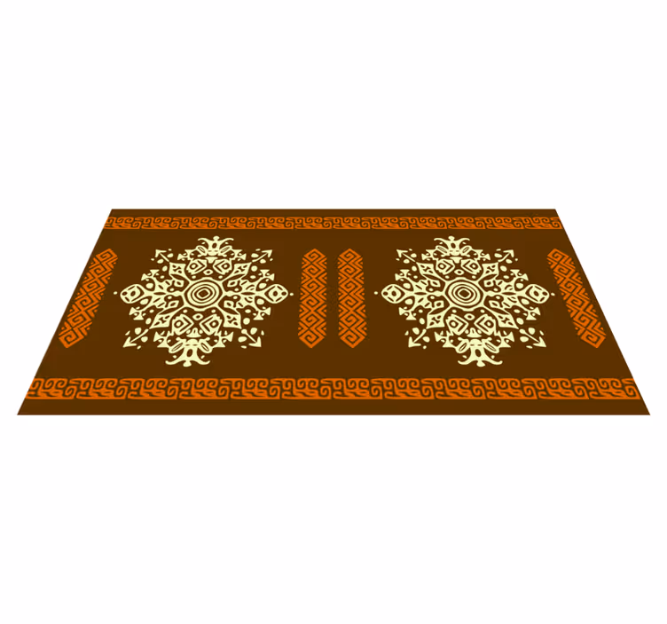 Vinyl Teppich Mandala mandala-motiv-ensemble - TenStickers