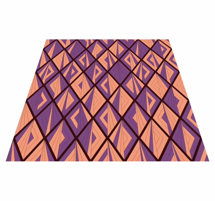 Vinyl Teppich geometrisch geometrisches muster harmonie - TenStickers
