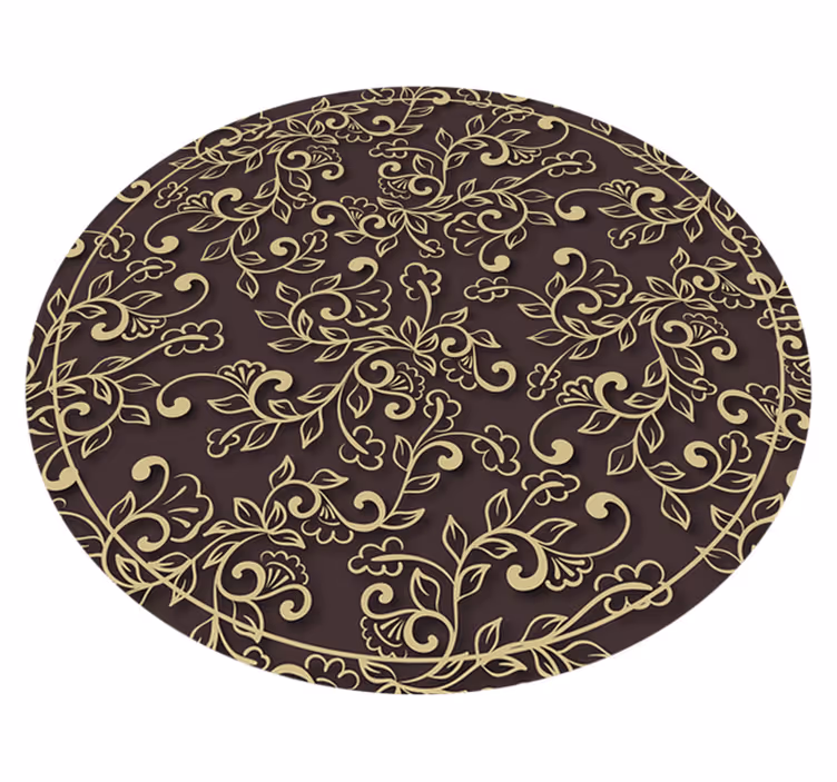 Vinyl Teppich Vintage verziertes wirbelmuster - TenStickers