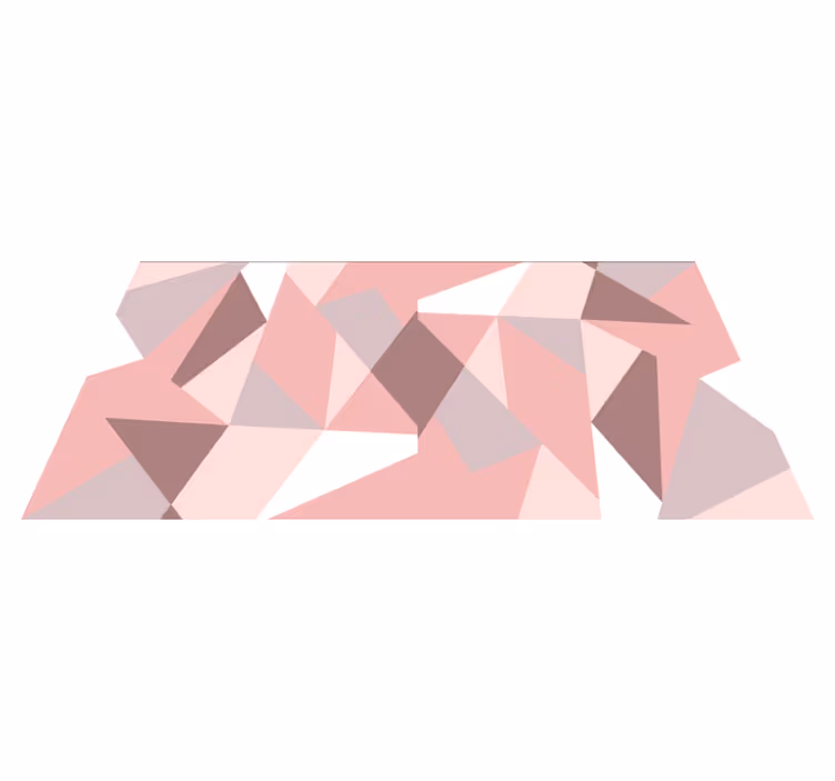 Vinyl Teppich geometrisch geometrisches dreieckmuster - TenStickers