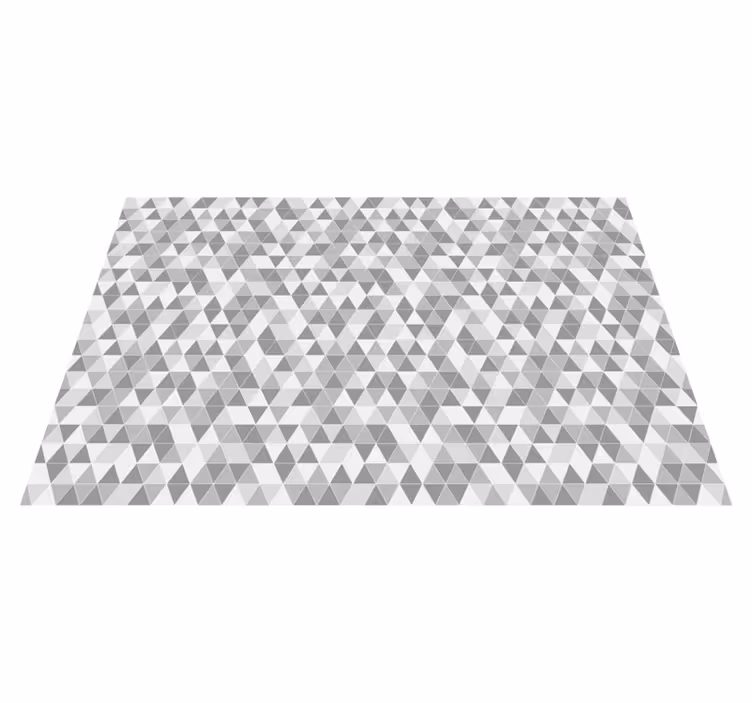 Vinyl Teppich geometrisch geometrisches dreieckiges muster - TenStickers