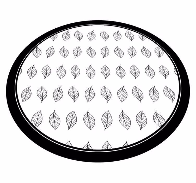 Vinyl Teppich Blumen botanischer Überblick - TenStickers