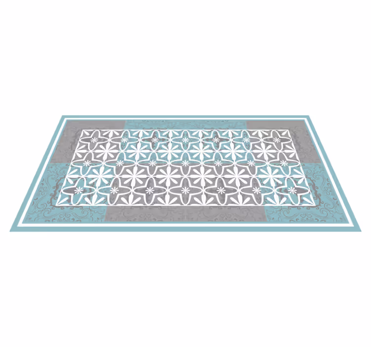 Vinyl Teppich geometrisch geometrische eleganz - TenStickers