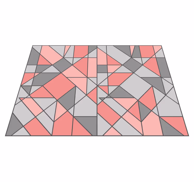 Vinyl Teppich geometrisch geometrische abstraktion - TenStickers