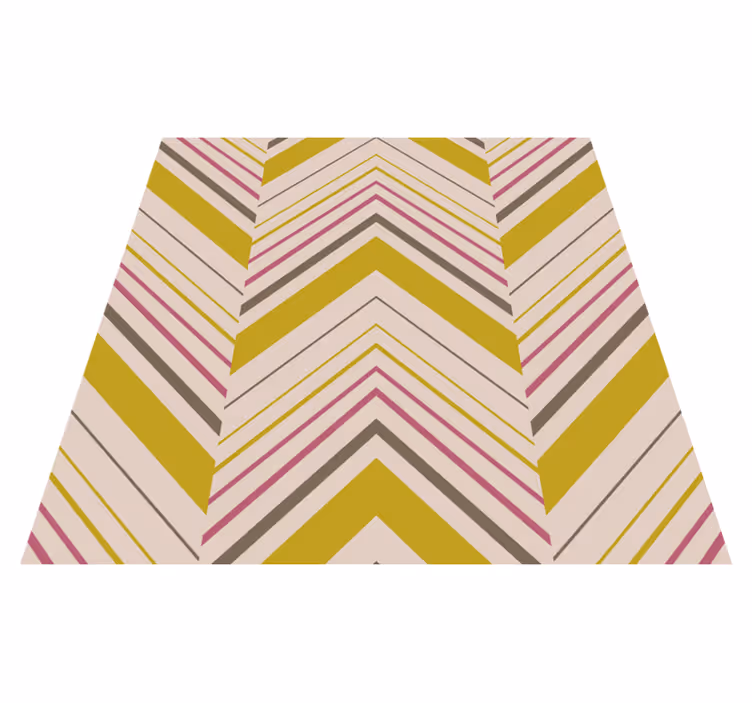 Vinylteppich gestreift chevron-streifen - TenStickers