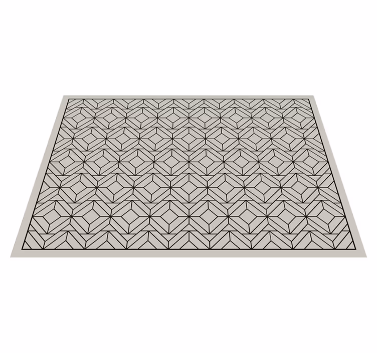 Vinyl Teppich Bad geometrische badematte - TenStickers