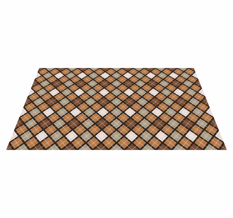 Vinyl Teppich Fliesenoptik mosaik-muster-stil - TenStickers