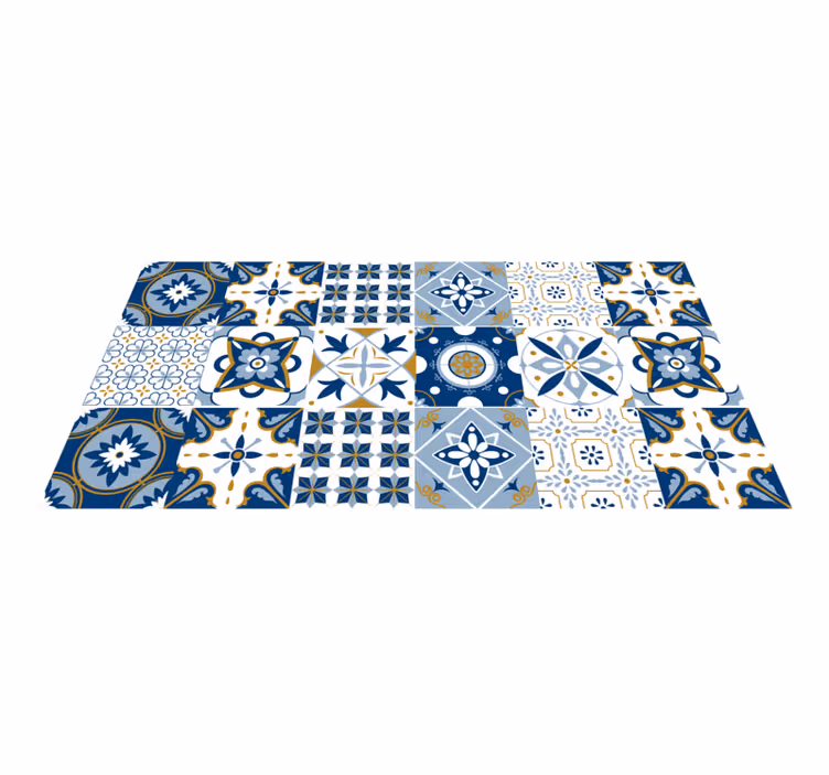 Vinyl Teppich Küche Buntes mosaik geometrisches Muster - TenStickers