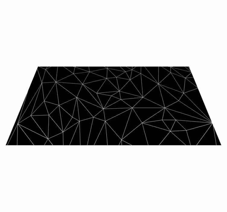 Vinyl Teppich geometrisch geometrische linien - TenStickers