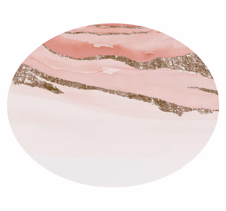 Vinyl teppich rosa mit abstrakt strukturiertem design - TenStickers