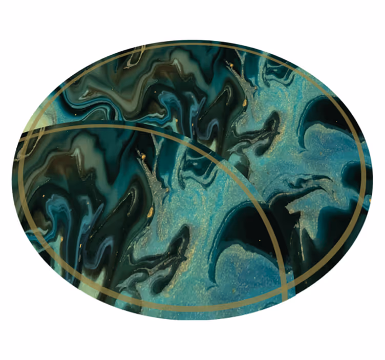 Vinylteppich Textur abstraktes Marmormuster - TenStickers