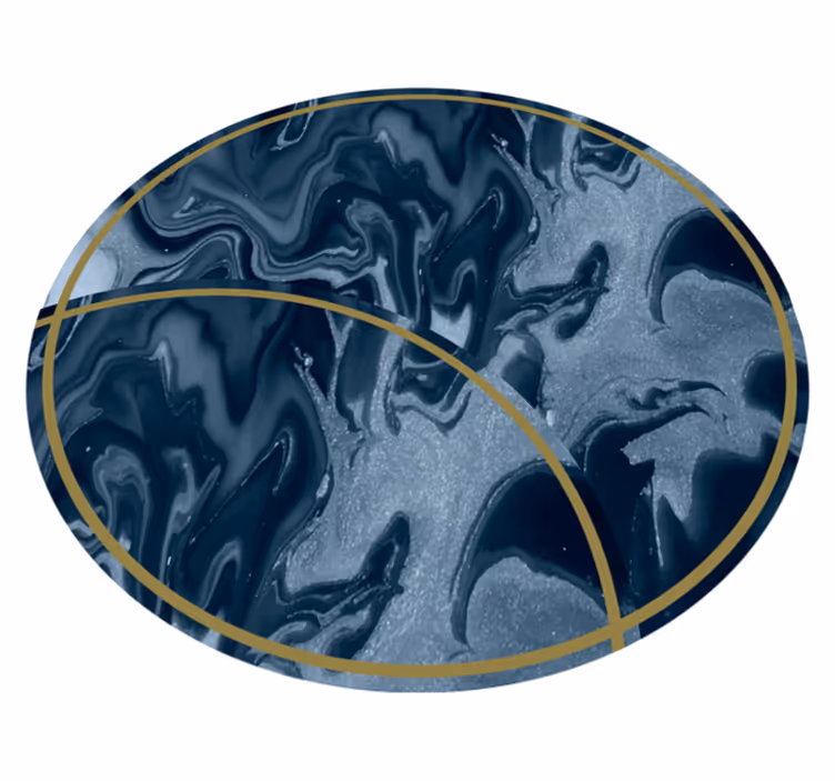 Vinyl teppich marmor abstraktes marmoriertes design - TenStickers