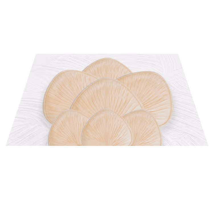 Vinylteppich Textur textured Neutral Petal Shape - TenStickers