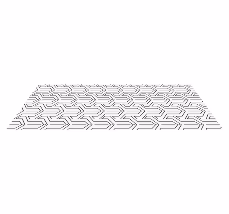 Vinyl Teppich geometrisches Muster - TenStickers