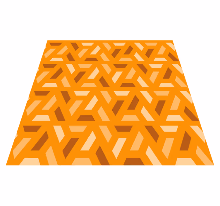 Vinylteppich Wohnzimmer moderne geometrische - TenStickers
