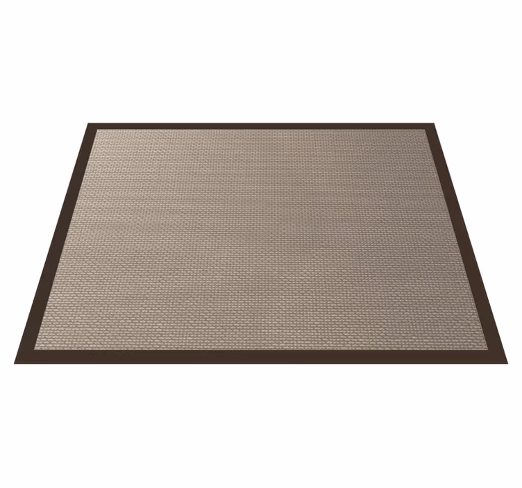 Vinyl Teppich beige dunklere farbkontur - TenStickers