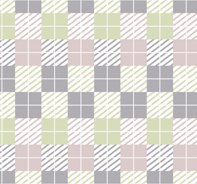 Tapete geometrisch kariertes muster einfachheit - TenStickers