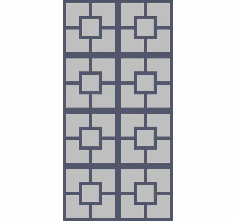 Tapete Büro quadratisches musterlayout - TenStickers