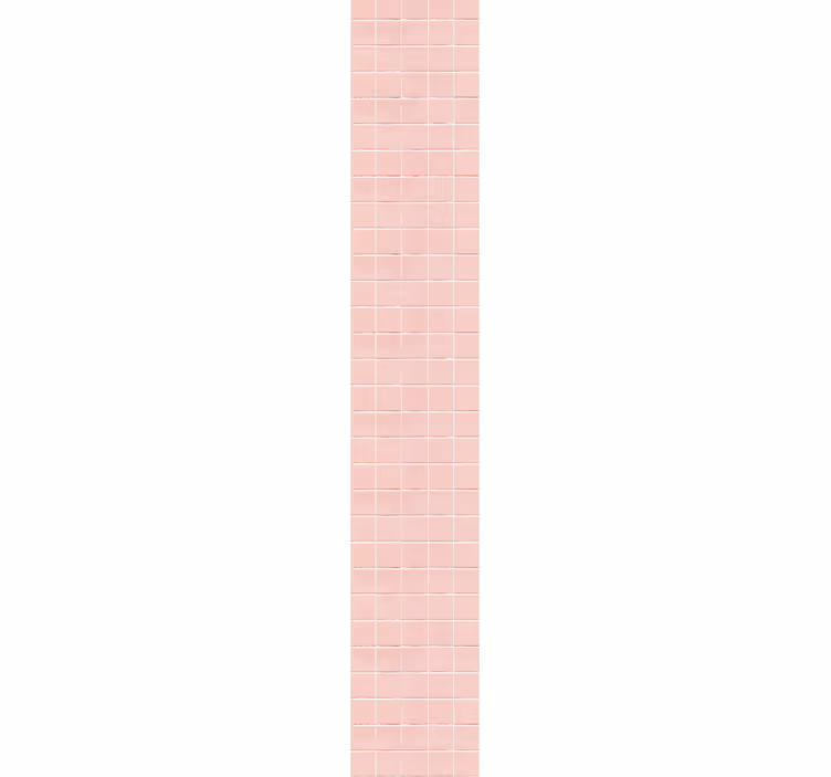 Tapete fliesen im pinken mosaikmuster - TenStickers