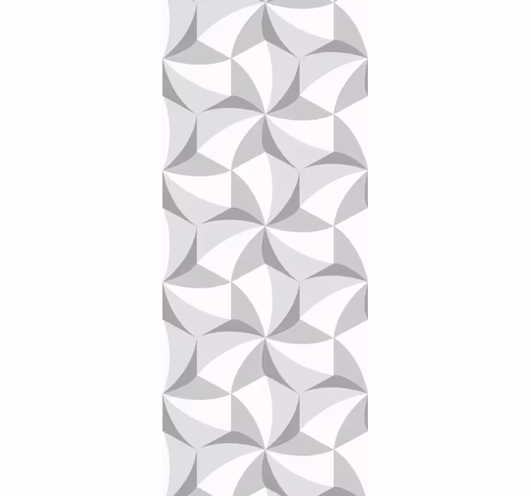 Tapete geometrisch stilvolle grau gemusterte formen - TenStickers