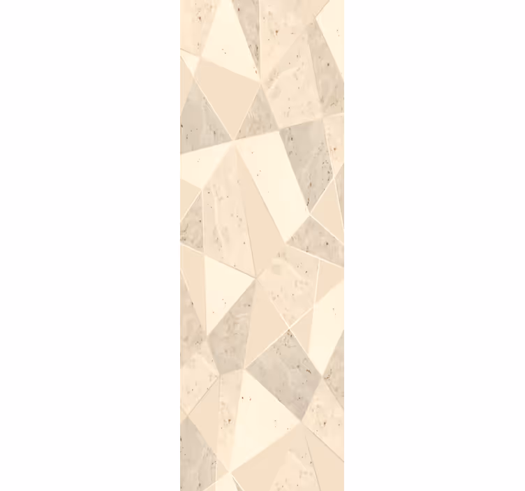 Marmor Tapete geometrisches beiges motiv - TenStickers