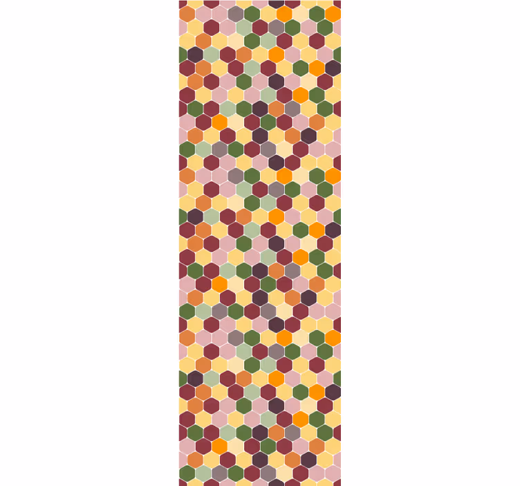Tapete Fliesen kleine bunte sechsecke - TenStickers