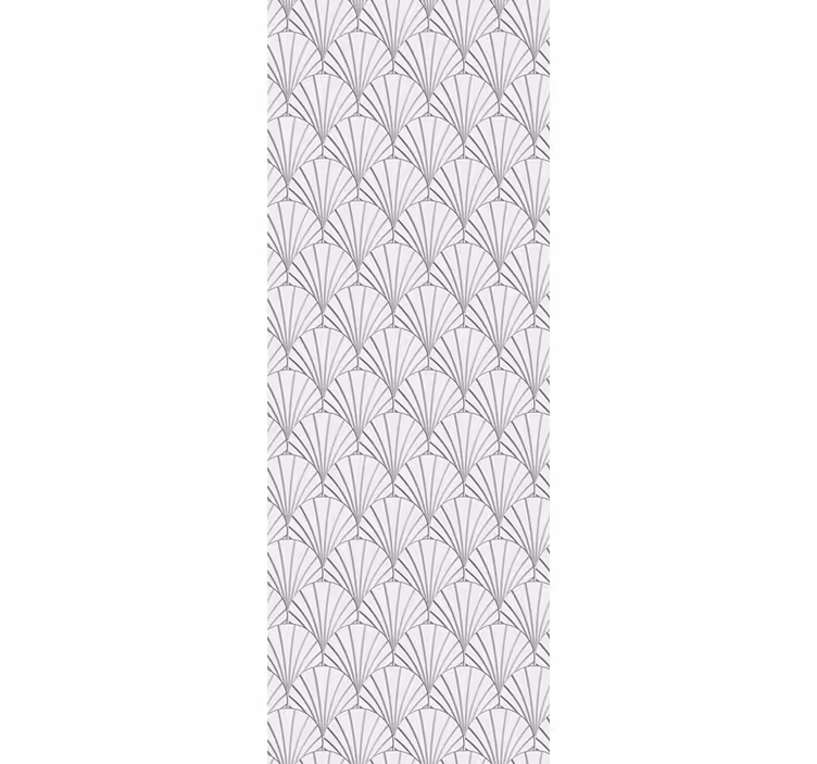 Tapete modern elegantes fächermuster - TenStickers