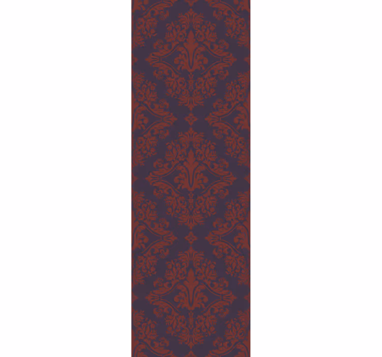 Barock Tapete tiefvioletter damast - TenStickers