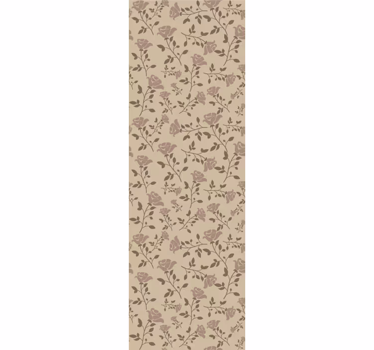 Tapete florale Ornamente zartes rosenmotiv - TenStickers