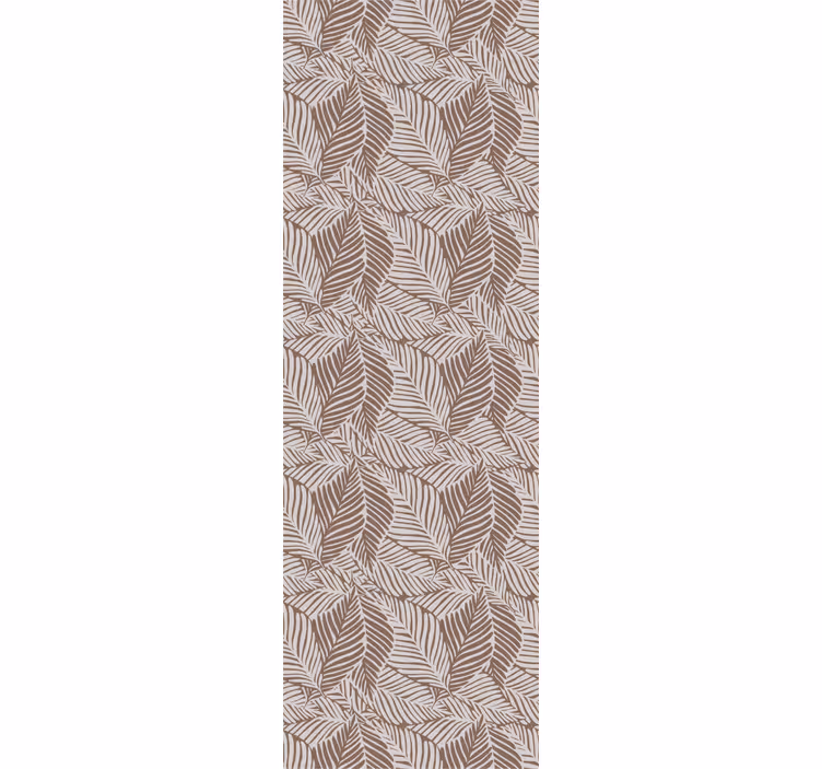 Blumentapete braunes elegantes design - TenStickers