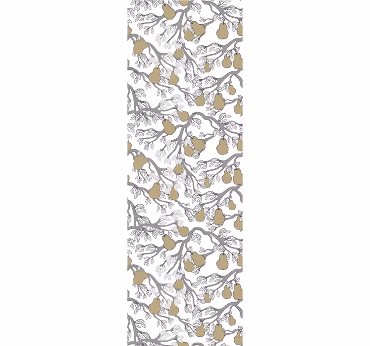 Tapete baum mit birnenzweig - TenStickers
