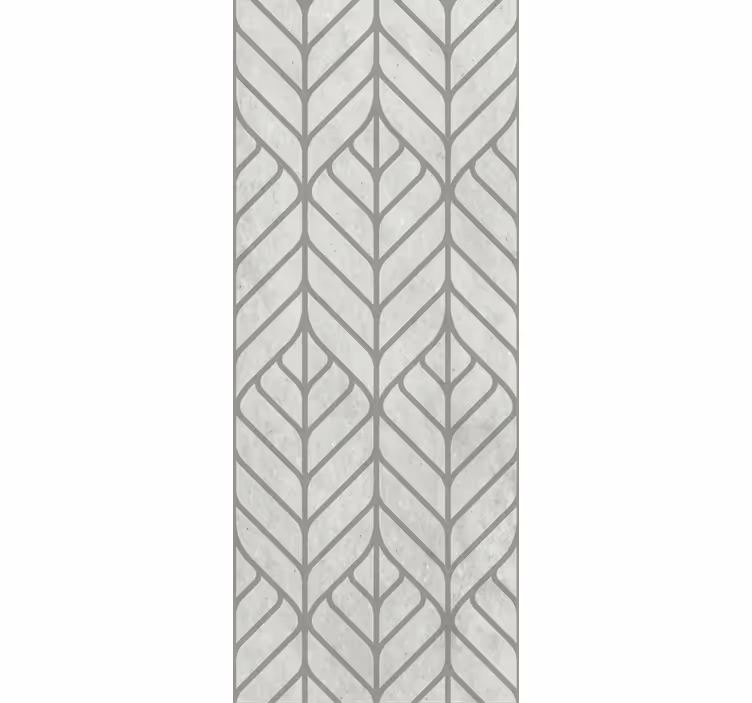 Tapete Wohnzimmer blatt-geometrisches design - TenStickers