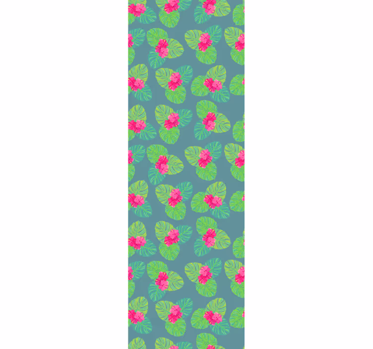 Blumentapete mit exotischen blütenblättern - TenStickers