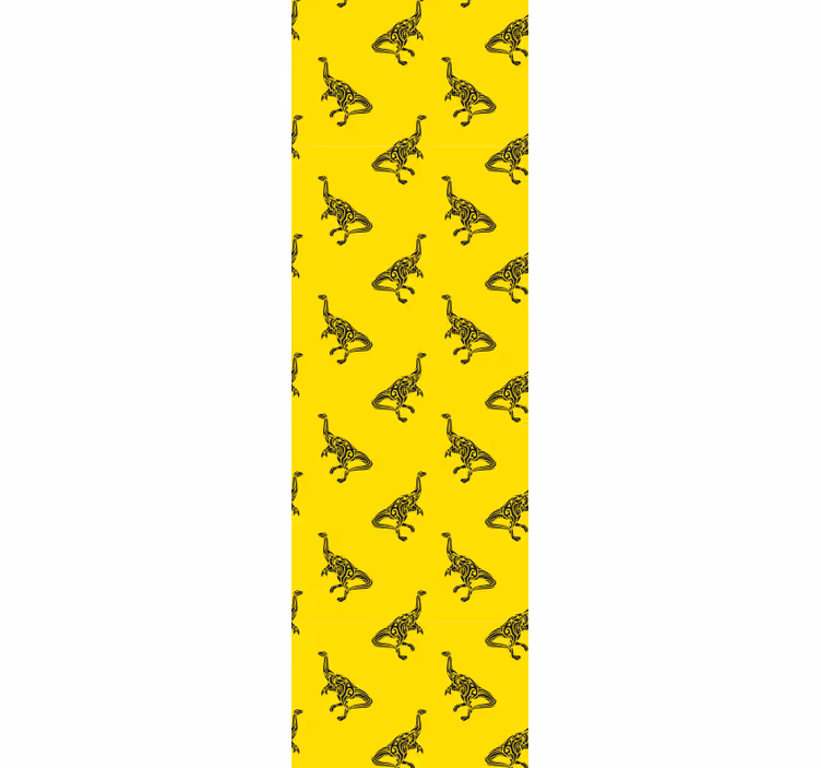 Dino Tapete gelbes abenteuer - TenStickers