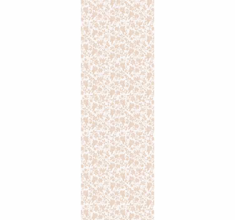Tapete florale ornamente mit sanfter blütenstruktur - TenStickers