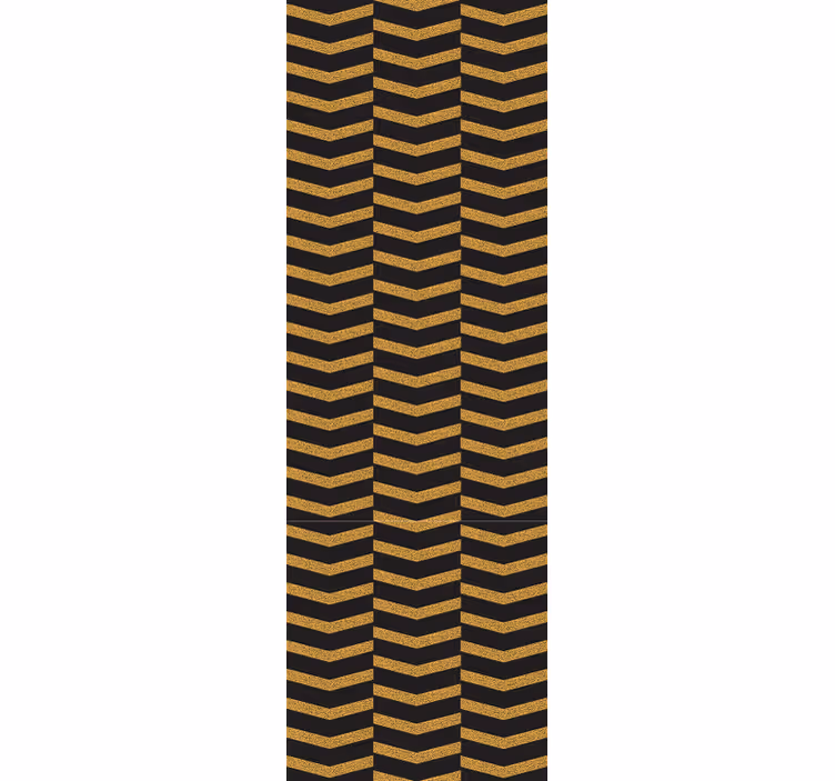 Tapete geometrisch chevron-streifendesign - TenStickers
